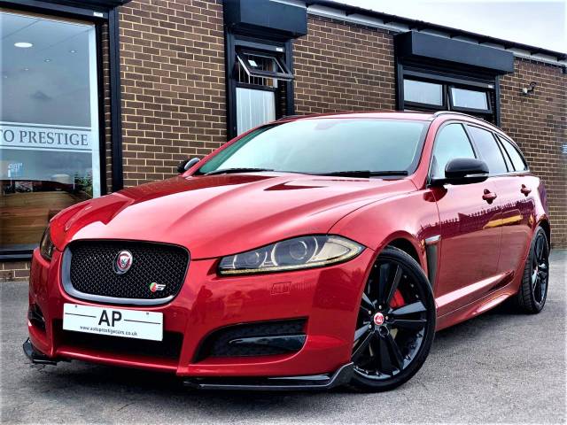 Jaguar XF 3.0d V6 S Portfolio 5dr Auto SPORTBRAKE BLACK EDITION SERIES RARE MODEL WITH EXTRAS 64 REG Estate Diesel Red