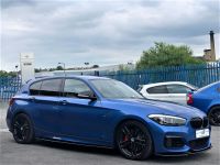 BMW 1 Series 3.0 M140i Shadow Edition 5dr Step Auto STAGE 2, CUSTOM EXHAUST, MOTECH STANCE, M PERFORMANCE Hatchback Petrol Blue