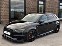 Audi RS3 2.5 RS 3 TFSI 400 Quattro 5dr S Tronic STAGE II 500 BHP UPGRADES 69 REG Hatchback Petrol Black