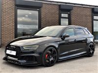 Audi RS3 2.5 RS 3 TFSI 400 Quattro 5dr S Tronic STAGE II 500 BHP UPGRADES 69 REG Hatchback Petrol Black