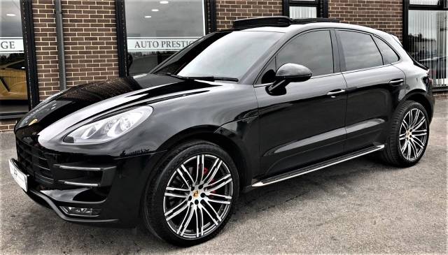 2014 Porsche Macan 3.6 Turbo 5dr PDK PARTEX TO CLEAR HUGE SPEC RED LEATHER PAN ROOF SPORTS EXHAUSTS