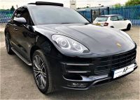 Porsche Macan 3.6 Turbo 5dr PDK PARTEX TO CLEAR HUGE SPEC RED LEATHER PAN ROOF SPORTS EXHAUSTS Estate Petrol Black