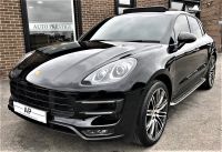 Porsche Macan 3.6 Turbo 5dr PDK PARTEX TO CLEAR HUGE SPEC RED LEATHER PAN ROOF SPORTS EXHAUSTS Estate Petrol Black