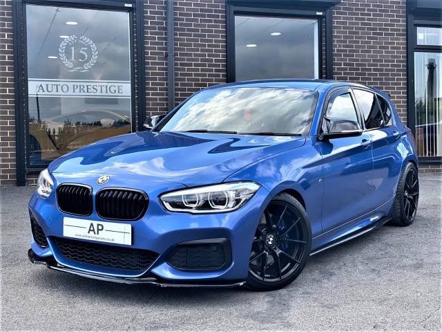 BMW 1 Series 3.0 M140i 5dr [Nav] Step Auto HUGE SPEC PRO NAV REV CAMERA UPGRADED ALLOYS Hatchback Petrol Blue