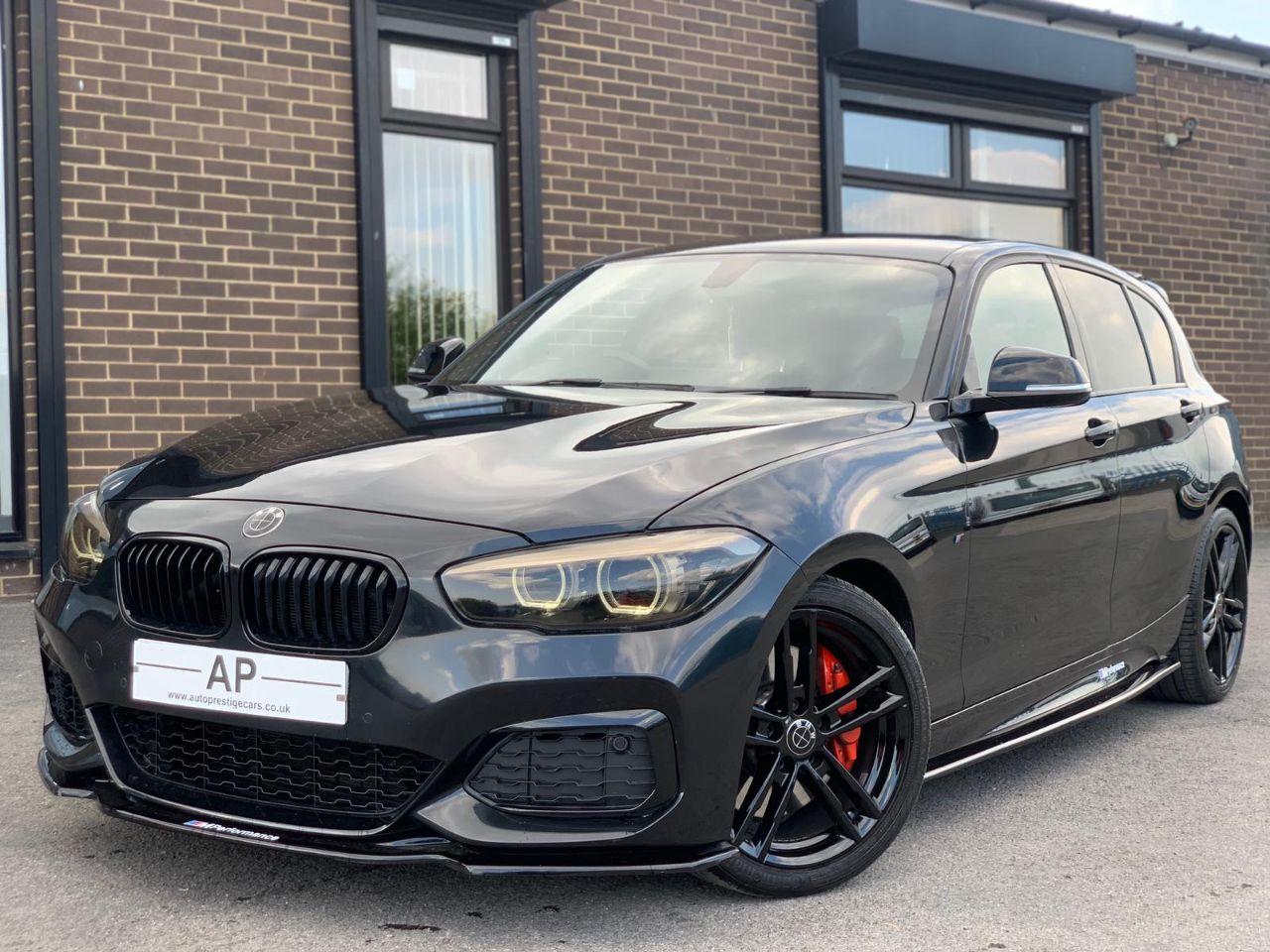BMW 1 Series 3.0 M140i Shadow Edition 5dr Step Auto AERO PACK BLACK PACK Hatchback Petrol Black at Autoprestige Bradford