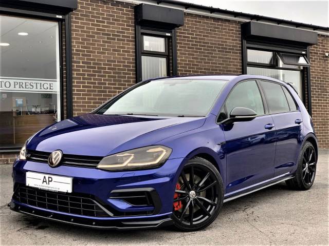 Volkswagen Golf 2.0 TSI 310 R 5dr 4MOTION DSG BLACK PACKAGE SAT NAV HEATED SEATS Hatchback Petrol Blue