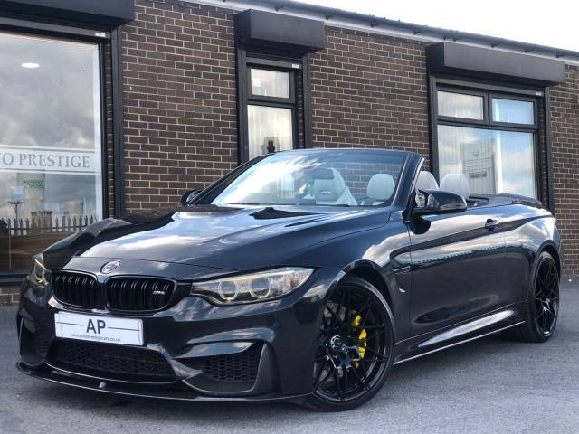 BMW M4 3.0 M4 2dr DCT [Competition Pack] WITH HUGE SPEC CARBON KIT HEADS UP CAMERA HARMAN KARDON Convertible Petrol Black