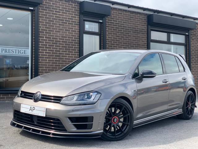 Volkswagen Golf 2.0 TSI R 5dr DSG LOW MILEAGE RARE LIMESTONE GREY ALLOY UPGRADE RACESTEERING WHEEL Hatchback Petrol Grey