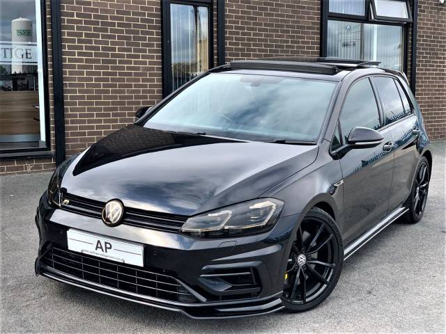 Volkswagen Golf 2.0 R TSI DSG BLACK 5 DOOR WITH PAN ROOF PRETORIA ALLOY PACKAGE VW WARRANTY AMBIENT LIGHTING Hatchback Petrol Black