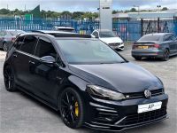 Volkswagen Golf 2.0 R TSI DSG BLACK 5 DOOR WITH PAN ROOF PRETORIA ALLOY PACKAGE VW WARRANTY AMBIENT LIGHTING Hatchback Petrol Black