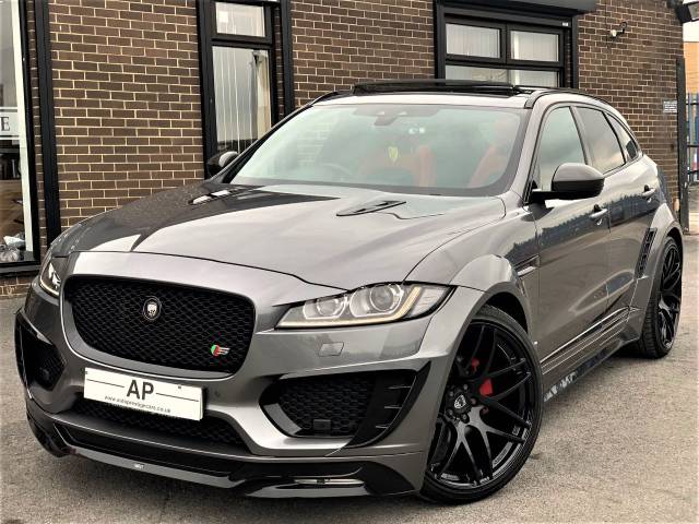 2017 Jaguar F-Pace 3.0d V6 S 5dr Auto AWD LUMMA WIDEBODY INDIVIDUAL GREY LOW MILEAGE