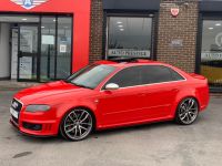Audi RS4 4.2 V8 QUATTRO 4 DR STAGE 2 UPGRADES+SUNROOF+20 INCH ALLOYS Saloon Petrol Red