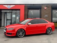 Audi RS4 4.2 V8 QUATTRO 4 DR STAGE 2 UPGRADES+SUNROOF+20 INCH ALLOYS Saloon Petrol Red
