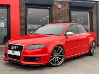 Audi RS4 4.2 V8 QUATTRO 4 DR STAGE 2 UPGRADES+SUNROOF+20 INCH ALLOYS Saloon Petrol Red