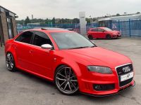 Audi RS4 4.2 V8 QUATTRO 4 DR STAGE 2 UPGRADES+SUNROOF+20 INCH ALLOYS Saloon Petrol Red