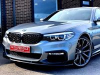 BMW 5 Series 2.0 520d M Sport 4dr Auto WITH FULL M PACK METALLIC GREY Saloon Diesel Blue