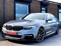 BMW 5 Series 2.0 520d M Sport 4dr Auto WITH FULL M PACK METALLIC GREY Saloon Diesel Blue
