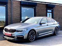 BMW 5 Series 2.0 520d M Sport 4dr Auto WITH FULL M PACK METALLIC GREY Saloon Diesel Blue