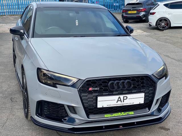 2020 Audi RS3 2.5 RS 3 TFSI 400 Quattro 5dr S Tronic STAGE II INFINIT 540 NARDO GREY PAN ROOF BLACK PACK AERO PACK