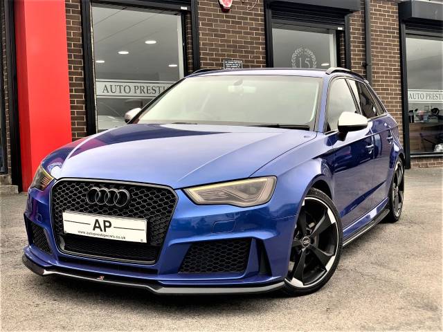 Audi RS3 2.5 TFSI RS 3 Quattro 5dr S Tronic [Nav] STAGE 1 POWER UPGRADES Hatchback Petrol Blue