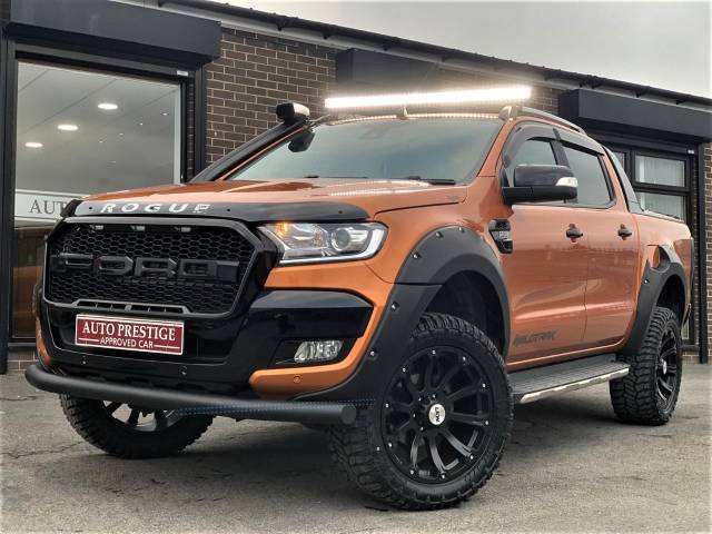 Ford Ranger Pick Up Double Cab Wildtrak 3.2 TDCi 200 Auto NO VAT ROGUE EDITION Pick Up Diesel Orange