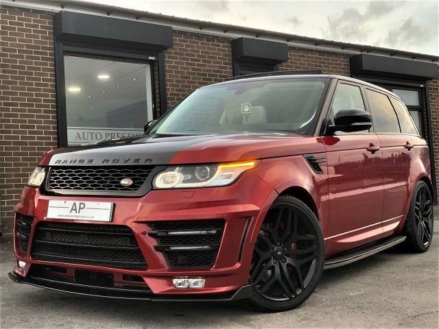 Land Rover Range Rover Sport 3.0 SDV6 HSE 5dr Auto SVRR EDITION+22" ALLOYS REAR DVD+PANROOF Four Wheel Drive Diesel Red