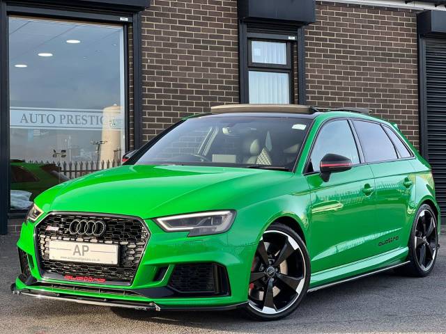 2018 Audi RS3 2.5 TFSI RS 3 Quattro 5dr S Tronic RARE VIPER GREEN+PANROOF+BUCKETS