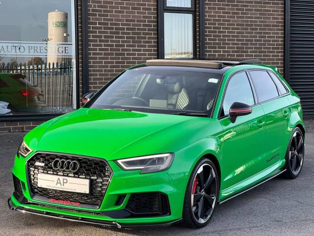 2018 Audi RS3 2.5 TFSI RS 3 Quattro 5dr S Tronic RARE VIPER GREEN+PANROOF+BUCKETS