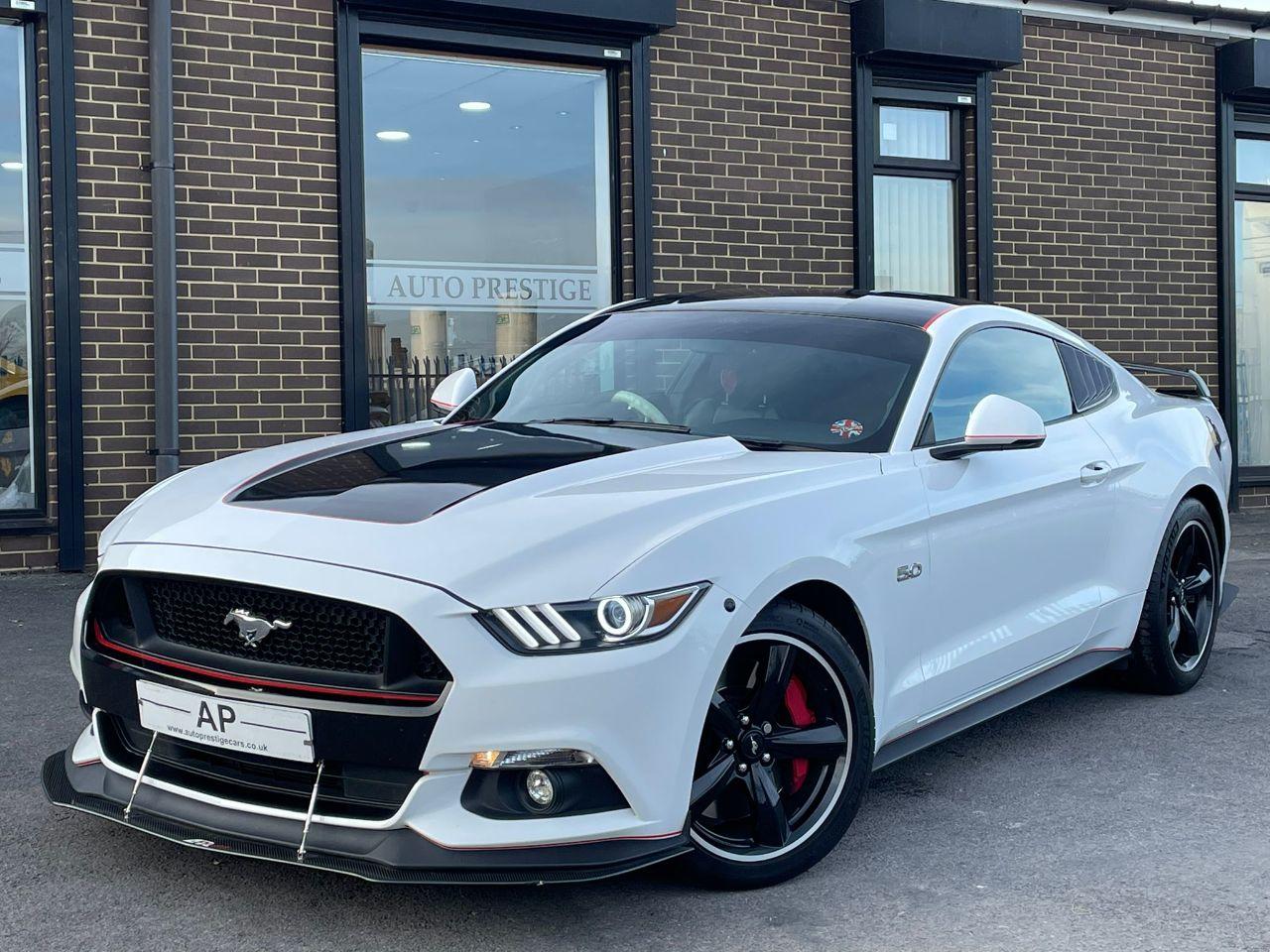 Ford Mustang 5.0 V8 GT 2dr ROUSH UPGRADES+££££ SPENT Coupe Petrol White at Autoprestige Bradford