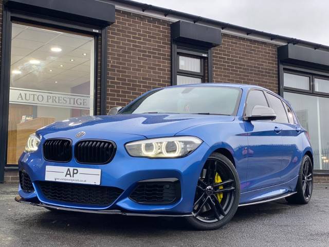 2018 BMW 1 Series 3.0 M140i Shadow Edition 5dr Step Auto ESTORIL BLUE 68 REG PRO NAV UPGRADED ALLOYS