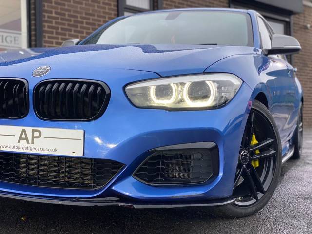 2018 BMW 1 Series 3.0 M140i Shadow Edition 5dr Step Auto ESTORIL BLUE 68 REG PRO NAV UPGRADED ALLOYS