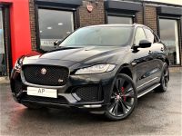 Jaguar F-Pace 3.0d V6 S 5dr Auto AWD BLACK SERIES EDITION EXTRAS PAN ROOF HELIX ALLOYS BLIND SPOT Estate Diesel Black