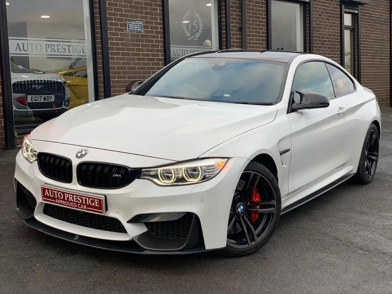 BMW M4 3.0 M4 2dr DCT BOOTMOD STAGE 1 WITH UPGRADED EXHAUSTS HIGH SPEC MODEL MINERAL WHITE Coupe Petrol White at Autoprestige Bradford