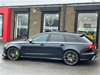 Audi RS6 4.0T FSI Quattro RS 6 Performance 5dr Tip Auto 1 OWNER FASH DYNAMIC PACK 360 CAMS PAN ROOF 67 REG Estate Petrol Black