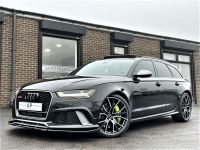 Audi RS6 4.0T FSI Quattro RS 6 Performance 5dr Tip Auto 1 OWNER FASH DYNAMIC PACK 360 CAMS PAN ROOF 67 REG Estate Petrol Black