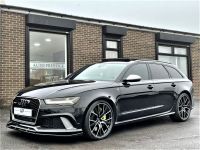 Audi RS6 4.0T FSI Quattro RS 6 Performance 5dr Tip Auto 1 OWNER FASH DYNAMIC PACK 360 CAMS PAN ROOF 67 REG Estate Petrol Black