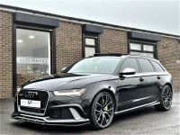 Audi RS6 4.0T FSI Quattro RS 6 Performance 5dr Tip Auto 1 OWNER FASH DYNAMIC PACK 360 CAMS PAN ROOF 67 REG Estate Petrol Black