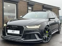 Audi RS6 4.0T FSI Quattro RS 6 Performance 5dr Tip Auto 1 OWNER FASH DYNAMIC PACK 360 CAMS PAN ROOF 67 REG Estate Petrol Black