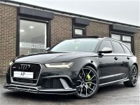 Audi RS6 4.0T FSI Quattro RS 6 Performance 5dr Tip Auto 1 OWNER FASH DYNAMIC PACK 360 CAMS PAN ROOF 67 REG Estate Petrol Black