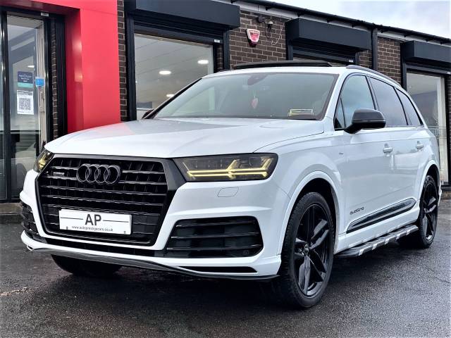 2016 Audi Q7 3.0 TDI Quattro S Line 5dr Tip Auto BLACK EDITION PAN ROOF DVD TV SYSTEM SPECIAL PAINTS LOW TAX