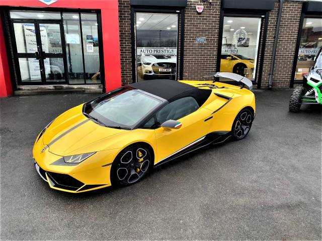 2018 Lamborghini Huracan 5.2 V10 LP 610-4 Spyder LDF 4WD 1 OWNER WARRANTY VATQ PERFORMANTE LOOKS AS NEW