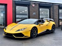 Lamborghini Huracan 5.2 V10 LP 610-4 Spyder LDF 4WD 1 OWNER WARRANTY VATQ PERFORMANTE LOOKS AS NEW Convertible Petrol Yellow