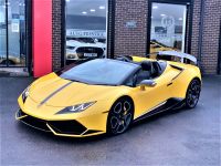 Lamborghini Huracan 5.2 V10 LP 610-4 Spyder LDF 4WD 1 OWNER WARRANTY VATQ PERFORMANTE LOOKS AS NEW Convertible Petrol Yellow