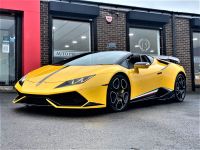 Lamborghini Huracan 5.2 V10 LP 610-4 Spyder LDF 4WD 1 OWNER WARRANTY VATQ PERFORMANTE LOOKS AS NEW Convertible Petrol Yellow
