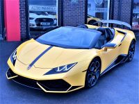 Lamborghini Huracan 5.2 V10 LP 610-4 Spyder LDF 4WD 1 OWNER WARRANTY VATQ PERFORMANTE LOOKS AS NEW Convertible Petrol Yellow