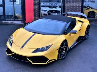 Lamborghini Huracan 5.2 V10 LP 610-4 Spyder LDF 4WD 1 OWNER WARRANTY VATQ PERFORMANTE LOOKS AS NEW Convertible Petrol Yellow