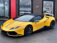 Lamborghini Huracan 5.2 V10 LP 610-4 Spyder LDF 4WD 1 OWNER WARRANTY VATQ PERFORMANTE LOOKS AS NEW Convertible Petrol Yellow