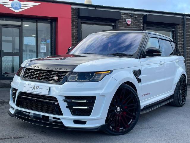 Land Rover Range Rover Sport 5.0 V8 S/C SVR 5dr Auto  SVRR WIDEBODY EDITION 24 INCH ALLOYS HUGE UPGRADES WHITE Estate Petrol White