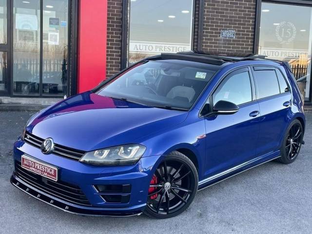 Volkswagen Golf 2.0 TSI R 5dr DSGSTAGE1 370BHP+R600+PANROOF+NAV+H SEATS+PRETORIAS Hatchback Petrol Blue