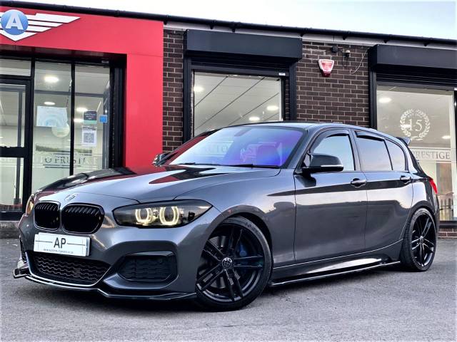 BMW 1 Series 3.0 M140i Shadow Edition 5dr Step Auto 451 BHP STAGE II BM3 STANCE HUGE UPGRADES MINERAL GREY Hatchback Petrol Grey